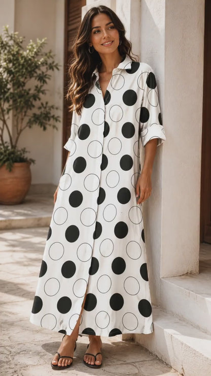 Vestido Poá Genova
