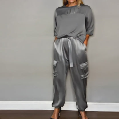 Conjunto Calça e Blusa Louise