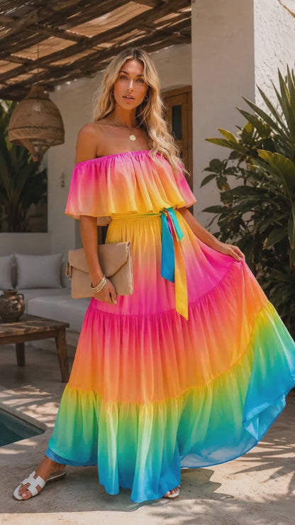 Vestido Multicolor Love