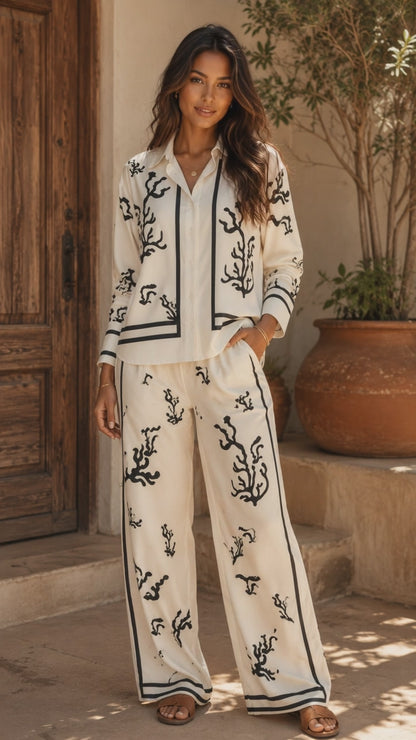 Conjunto Calça e Camisa Malu