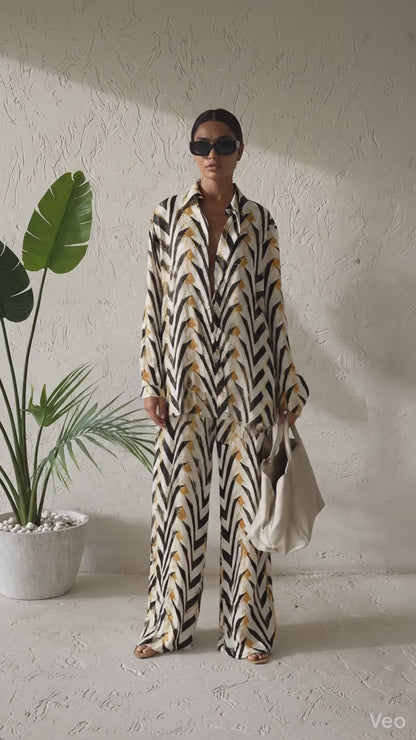 Conjunto Camisa e Calça Mediterranée