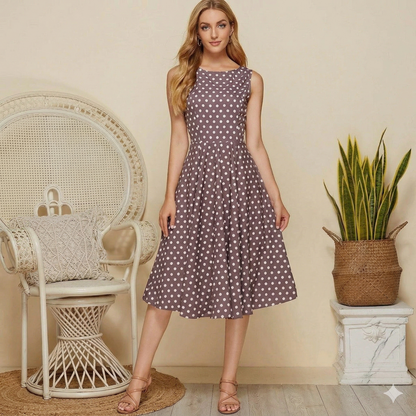 Vestido Poá Charme