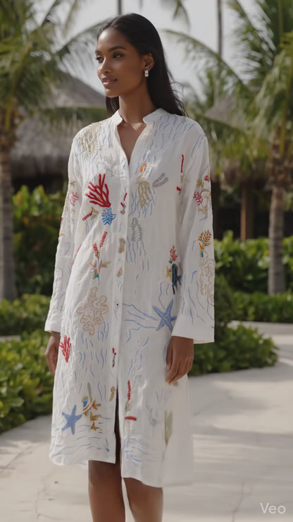 Vestido Camisa Long Mafe