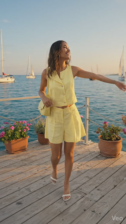 Conjunto Shorts e Blusa Amaro